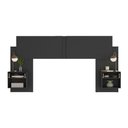 Ver imagem 5 de Cabeceira Casal/Queen com 2 Mesas de Cabeceira 232cm Multimóveis MP4317 