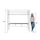 Ver imagem 7 de Beliche Suspenso Solteiro Jolie:branco