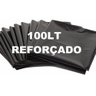Saco de Lixo Reforçado Preto 100 Lts C/100 Unids - 1