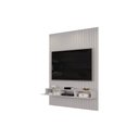 Ver imagem 6 de Conjunto com Painel Ripado e Bancada Suspensa 183cm Trento para Sala de Estar Bali DJ Móveis