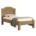 Ver imagem 2 de Cama de Solteiro Estrados Reforçados Segurança 100% MDF Lais: Amêndoa