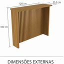 Ver imagem 2 de Painel de Ilha 120 Cm em Mdf - Nesher