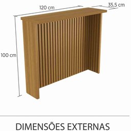 Painel de Ilha 120 Cm em Mdf - Nesher - 2