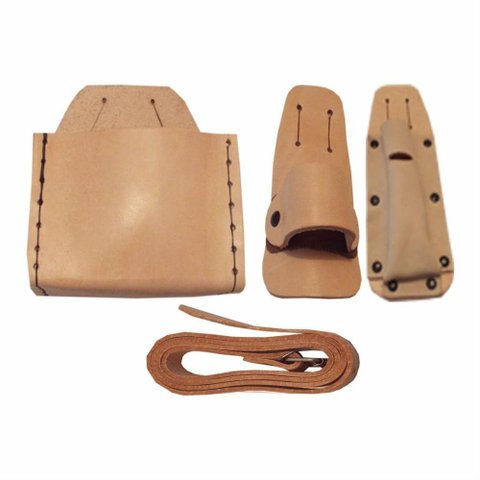 Cinto Carpinteiro Couro Costurado a Mão - Fundição Petrópolis