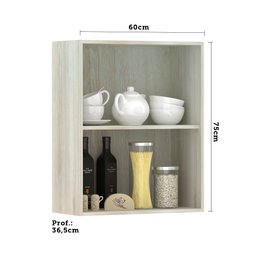Armário para Cozinha 60 Cm 2 Portas Luci Luciane Móveis - 2