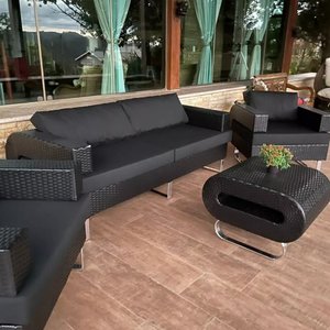 Jogo Conjunto de Sofá Top Completo para Area Externa e Sala