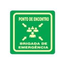Ver imagem 1 de Placa de Sinalização de Emergência - Ponto de Encontro, Brigada de Emergência 30x30cm