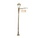 Ver imagem 1 de Poste Colonial Leblon Jardim Alumínio Suporte de Placa 234cm Luminárias N. Sra. da Guia