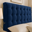 Ver imagem 3 de Cabeceira Ana Estofada Veludo p/ Cama Box Casal King 195cm Quarto