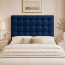 Ver imagem 1 de Cabeceira Ana Estofada Veludo p/ Cama Box Casal King 195cm Quarto