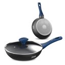 Ver imagem 2 de Panelas Ichef Home Azul Sauté Grand 24cm e Sauté Petit 20cm com Tampa 24cm | Home Azul