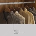 Ver imagem 6 de Cômoda London Quarto com 7 Gavetas 2 Portas e Rodízios Amendola Touch