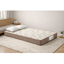 Ver imagem 2 de Colchão Sensor Marrom Cama Box Elegante Moderno Tecido Firme 188x78x14 D33 Confortável
