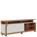 Ver imagem 2 de Rack Bancada Jurerê 1.8 com Mesa de Centro Jeri Freijó Off White Matte e Aparador Riviera Freijó – C