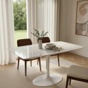 Ver imagem 3 de Mesa de Jantar Saarinen Retangular 180x100cm Mármore Espirito