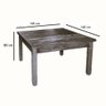 Conjunto Mesa de Jantar 1,4x1,4 M 8 Cadeiras Madri Madeira D - 2
