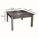 Ver imagem 3 de Conjunto Mesa de Jantar 1,4x1,4 m com 8 Cadeiras Madri Madeira Maciça