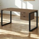 Ver imagem 2 de Mesa Escritorio 150 com Gaveteiro Industrial Frame Munique Kappesberg