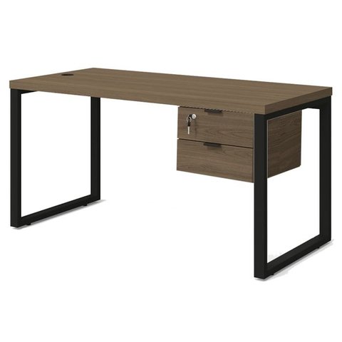 Mesa Escritorio 150 com Gaveteiro Industrial Frame Munique Kappesberg