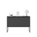 Ver imagem 4 de Buffet Brisa da Riviera Industrial 3 Portas 120cm Preto Onix Casah