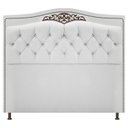 Ver imagem 1 de Cabeceira Imperio 160 cm Suede Branco