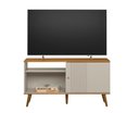 Ver imagem 1 de Rack para Tv até 50 Polegadas Rubi Nature Off White Linea Brasil