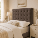Ver imagem 2 de Cabeceira Ana Estofada Suede p/ Cama Box Casal Queen 160cm Quarto