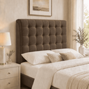 Ver imagem 4 de Cabeceira Ana Estofada Suede p/ Cama Box Casal Queen 160cm Quarto