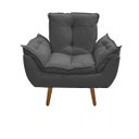 Ver imagem 2 de Kit 02 Poltrona Opala Decorativa Suede