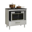 Ver imagem 3 de Balcão de Cozinha para Cooktop com 1 gaveta Fit 80 Branco Nicioli