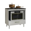 Ver imagem 3 de Balcão de Cozinha para Cooktop com 1 gaveta Fit 80 Branco Nicioli