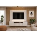 Ver imagem 5 de Home Rack Painel p/ TV 70 pol Diamantina 200cm White Permóbili