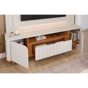 Ver imagem 4 de Home Rack Painel p/ TV 70 pol Diamantina 200cm White Permóbili