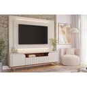 Ver imagem 1 de Home Rack Painel p/ TV 70 pol Diamantina 200cm White Permóbili