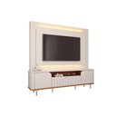 Ver imagem 2 de Home Rack Painel p/ TV 70 pol Diamantina 200cm White Permóbili