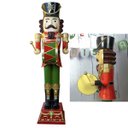 Ver imagem 1 de Quebra Nozes Natal Soldado Natalino Iluminado Decoraçao Musica Led Som Cenario Vitrine Loja Casa Sho