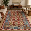Ver imagem 3 de Tapete Egipcio Lahore Kilim 06 Multi 2,00x2,50 Abdalla
