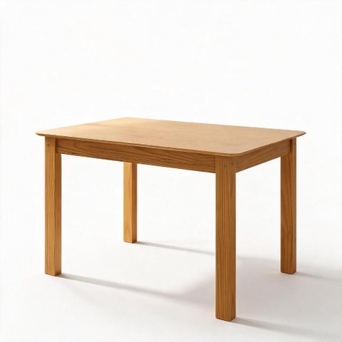 Mesa de Jantar Repleta Madeira Maciça 115x90 cm