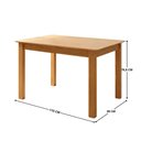 Ver imagem 3 de Mesa de Jantar Repleta Madeira Maciça 115x90 cm