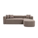 Ver imagem 5 de Sofá Orgânico Módulo Curvo Siena 2,6MTS Boucle Cappuccino - Montanari'S Decor