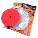 Ver imagem 4 de Boina Hex Espuma 3 Vermelha Super Lustro Sigma Tools Acabamento Profissional