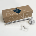 Ver imagem 5 de Suporte Porta Toalha Reto Toalheiro Inox Cromado Porta Toalha de Rosto Acessório de Parede Banheiro