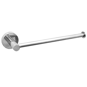Suporte Porta Toalha Reto Toalheiro Inox Cromado Porta Toalha de Rosto Acessório de Parede Banheiro