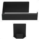 Ver imagem 4 de Kit Acessórios Para Banheiro Preto 4 Peças Master Slim DF