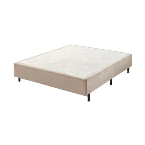 Base Box Somiê Casal 37x138x188cm Uni Bege/Rosé Ecoflex