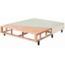 Ver imagem 2 de Base Box Somiê Casal 37x138x188cm Uni Bege/Rosé Ecoflex