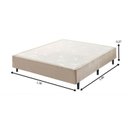 Ver imagem 3 de Base Box Somiê Casal 37x138x188cm Uni Bege/Rosé Ecoflex