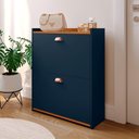 Ver imagem 2 de Sapateira Organizadora Pequena Apartamento 12 Pares Calçados Gavetas Basculante Decoração Quarto