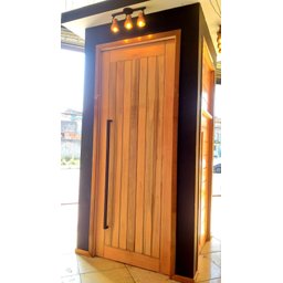 Porta Pivotante Mexicana Madeira Maciça 2,40 (a) X 1,20 (l) C/fechadura Eletrônica - 4 Porta Pivotante Mexicana Madeira Maciça 2,40 (a) X 1,20 (l) C/fechadura Eletrônica - 4