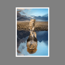 Ver imagem 1 de Quadro Decorativo Grande Para Sala Quarto Leão de Judá:Branco